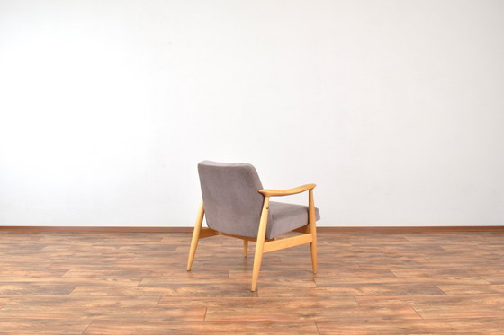 Image 1 of Mid Century Poolse lounge stoelen van J. Kędziorek, 1960S. Set van 2.