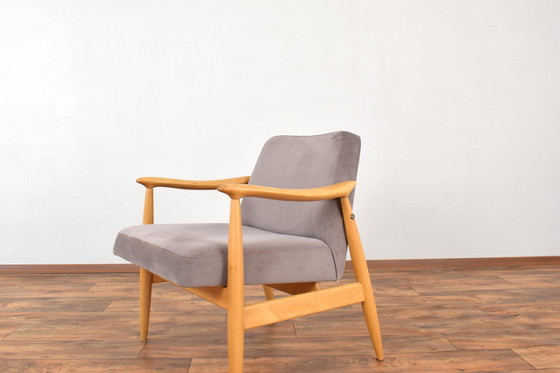 Image 1 of Mid Century Poolse lounge stoelen van J. Kędziorek, 1960S. Set van 2.