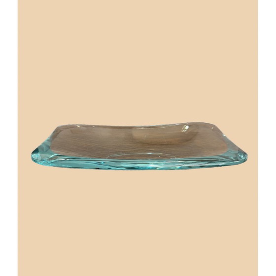 Image 1 of Vintage rechthoekige glazen zak voor Fontana Arte, 1960