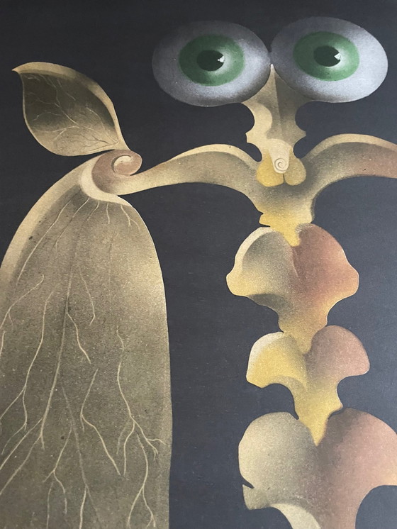 Image 1 of Rene Mulas, De dag van de sprinkhaan, 1976, originele poster: Donald Sutherland, Karen Black, Burgess Meredith