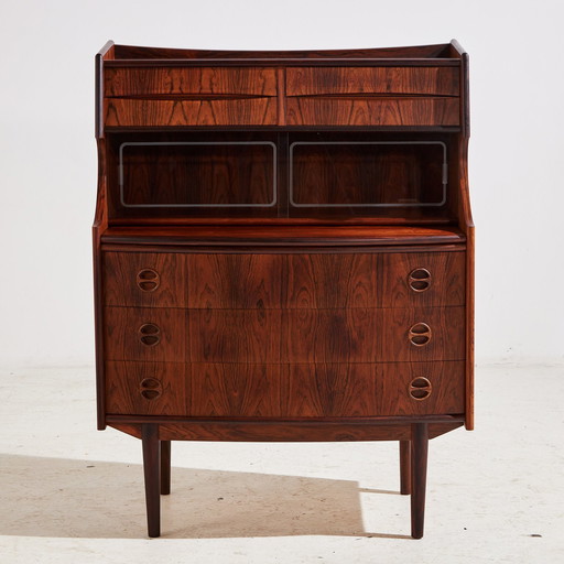 Mk10644 Gerestaureerd palissander bureau van Gunnar Falsig voor Brdr. Falsig Møbelfabrik