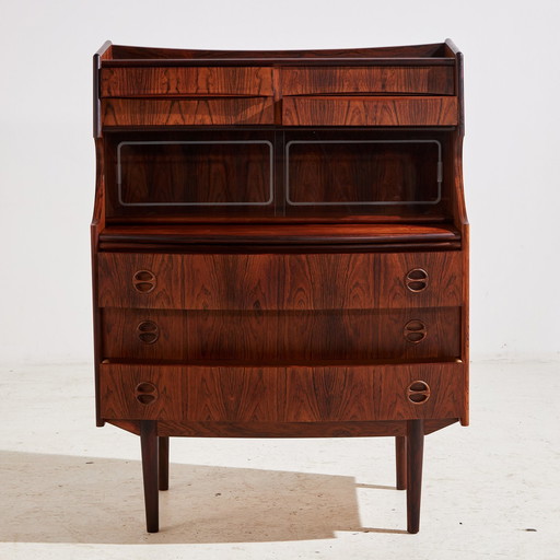 Mk10644 Gerestaureerd palissander bureau van Gunnar Falsig voor Brdr. Falsig Møbelfabrik