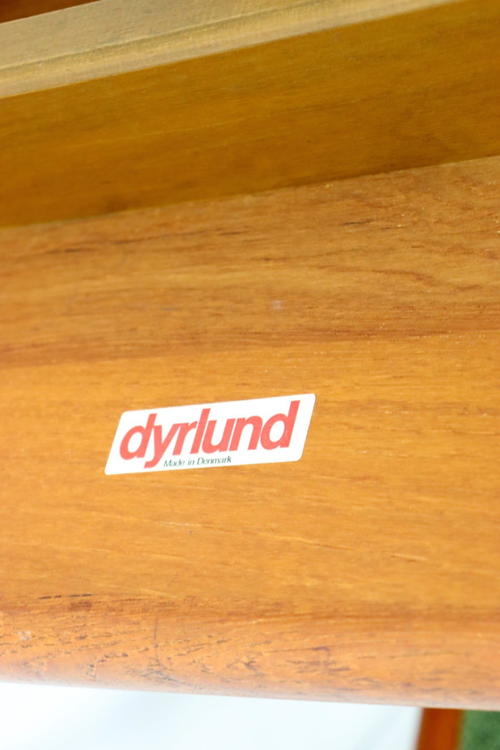 Image 1 of Dyrlund Verlengbare Ovalen Eettafel 'Bording' Vintage