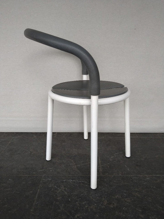 Image 1 of Fritz Hansen - Set Van 3 'Pelikan' Eettafel Stoelen- By Niels Gammelgaard