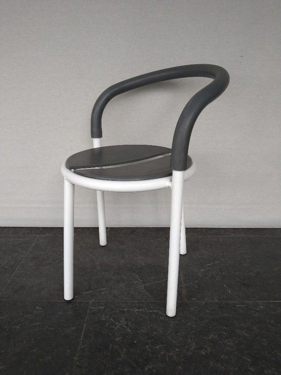 Image 1 of Fritz Hansen - Set Van 3 'Pelikan' Eettafel Stoelen- By Niels Gammelgaard