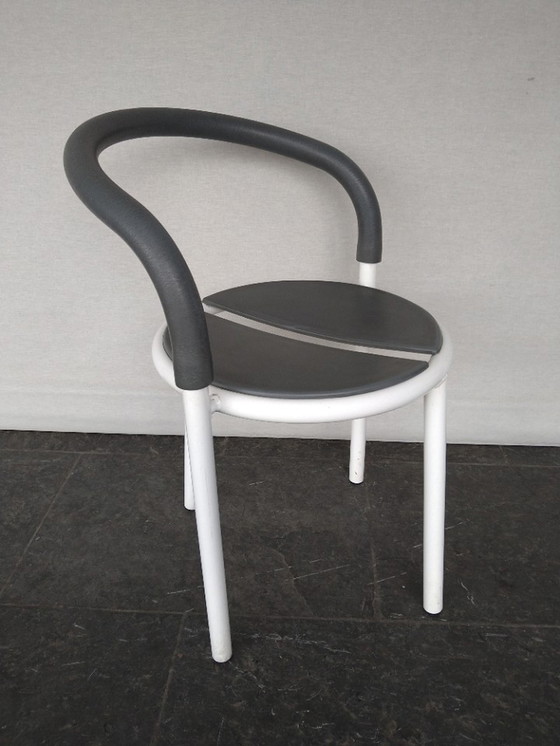 Image 1 of Fritz Hansen - Set Van 3 'Pelikan' Eettafel Stoelen- By Niels Gammelgaard