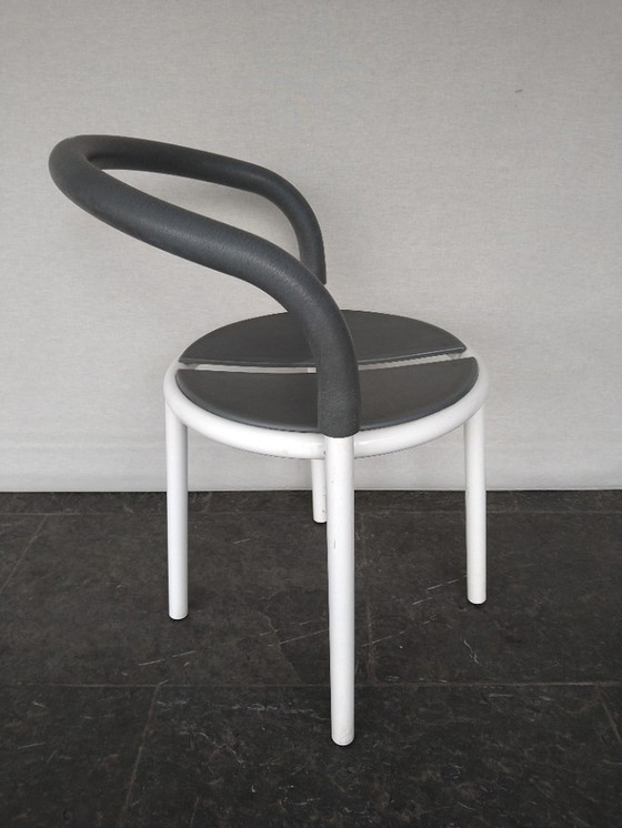 Image 1 of Fritz Hansen - Set Van 3 'Pelikan' Eettafel Stoelen- By Niels Gammelgaard