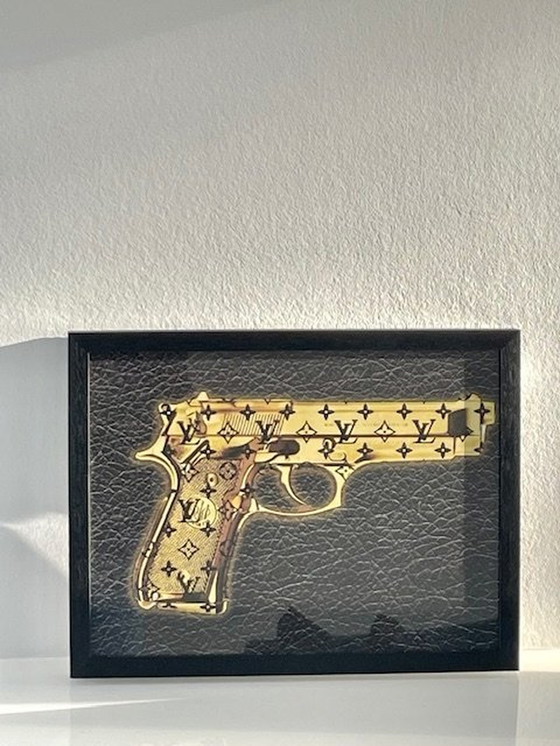 Image 1 of Louis Vuitton "Bulletproof Chique" Poster Ingelijst