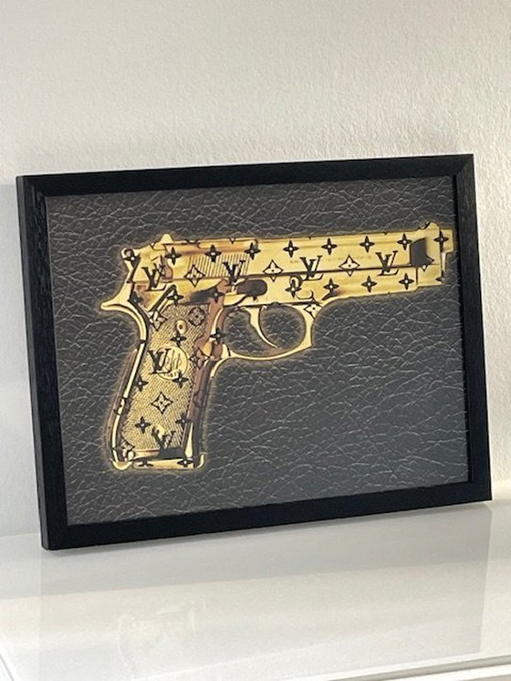 Image 1 of Louis Vuitton "Bulletproof Chique" Poster Ingelijst