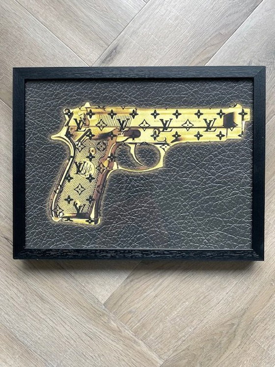 Image 1 of Louis Vuitton "Bulletproof Chique" Poster Ingelijst