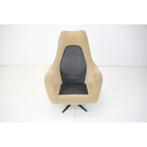 Vintage draaifauteuil, Tsjecho-Slowakije 1970