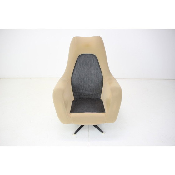 Image 1 of Vintage draaifauteuil, Tsjecho-Slowakije 1970