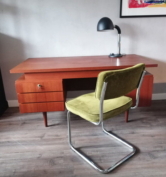 Image 1 of Vintage Teak Bureau