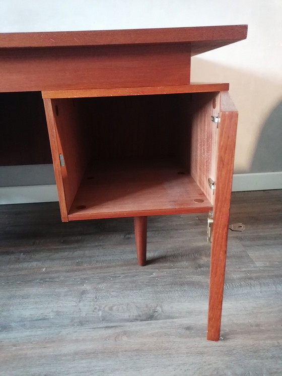 Image 1 of Vintage Teak Bureau