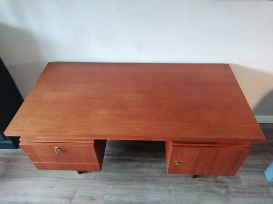 Image 1 of Vintage Teak Bureau