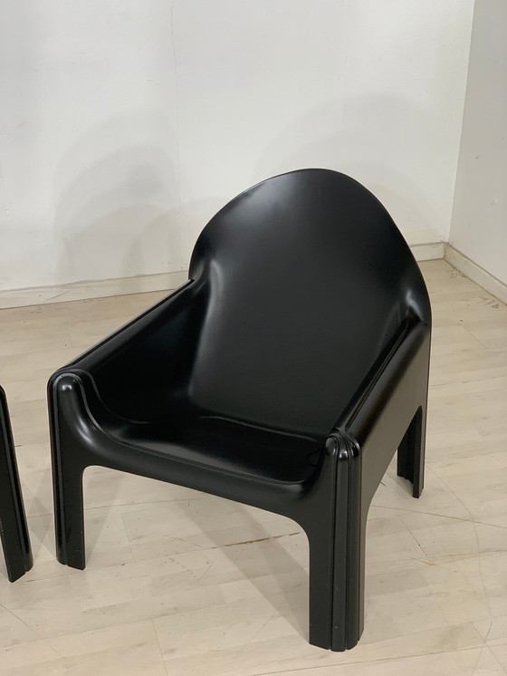 Image 1 of Mid Century fauteuil fauteuil space age stoel van gae aulenti