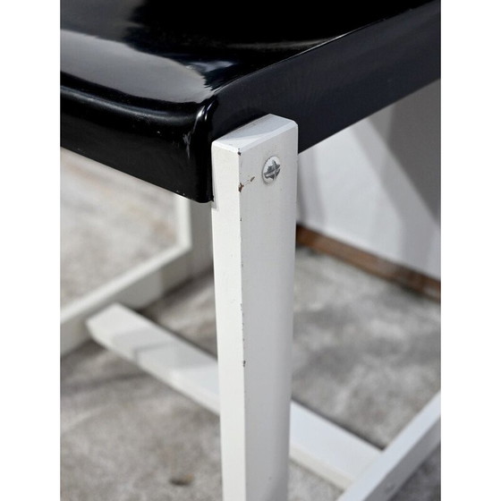 Image 1 of Paar vintage gelakte houten stoelen van P.Gautier, 1960