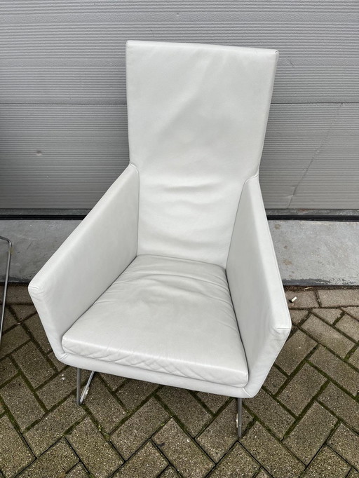 2X Label Don Fauteuils Lichtgrijs Leer