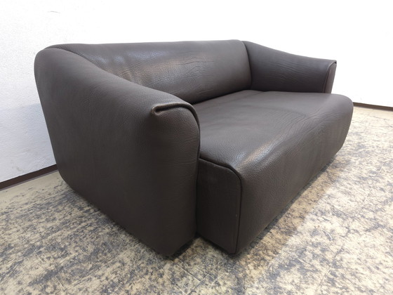 Image 1 of De Sede Ds 47 Designer Sofa Bank Leder Sofa Bruin Desede Tweezitter