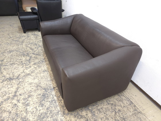 Image 1 of De Sede Ds 47 Designer Sofa Bank Leder Sofa Bruin Desede Tweezitter
