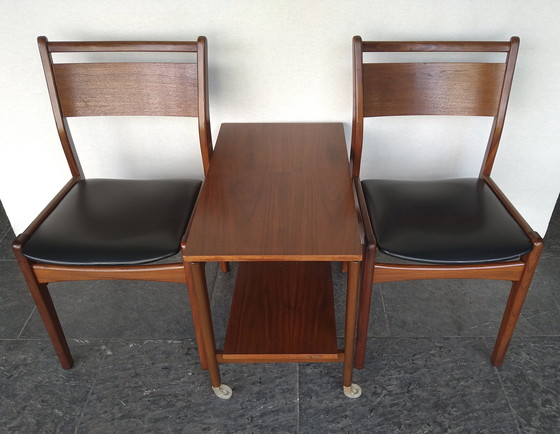 Image 1 of Scandinavische Stoelen Plus Serveerwagen ( Set ).