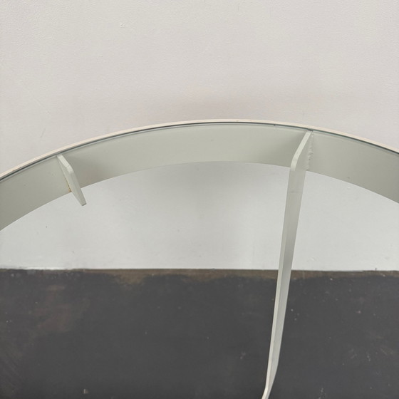 Image 1 of Bijzettafel Of Salontafel Wit Met Glas