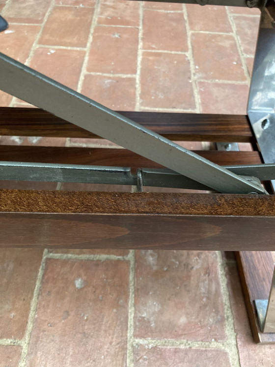 Image 1 of Table À Système, Portefeuille, Ontwerp, jaren 80 teakfineer