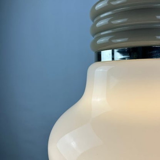 Image 1 of Enrico Tronconi hanglamp - Grote Italiaanse glazen druppel, 1960