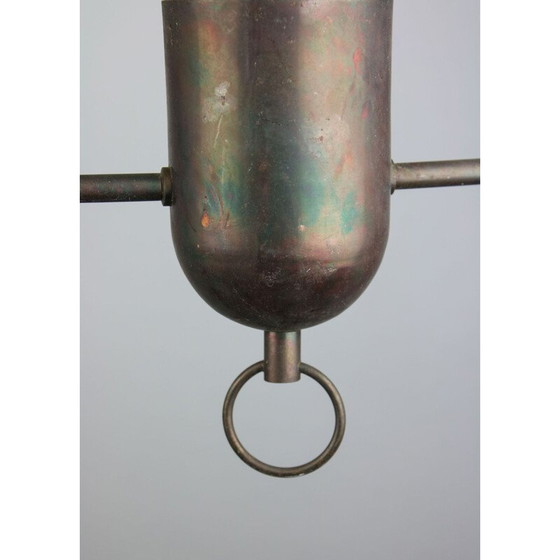 Image 1 of Vintage metalen hanglamp, 1980