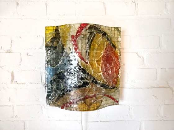 Image 1 of Van Tetterode Amsterdam Glazen Wandlamp