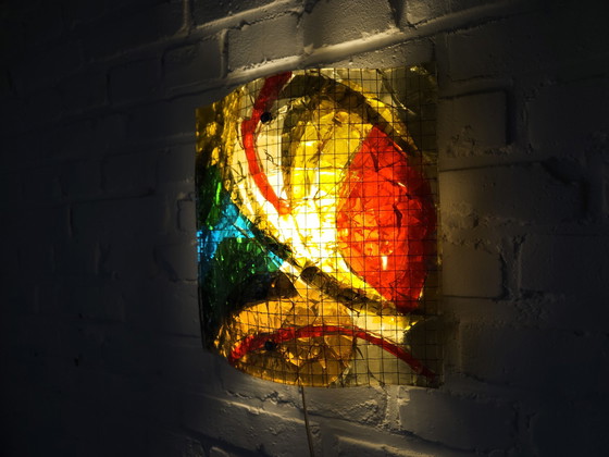 Image 1 of Van Tetterode Amsterdam Glazen Wandlamp