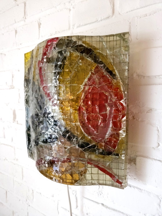 Image 1 of Van Tetterode Amsterdam Glazen Wandlamp