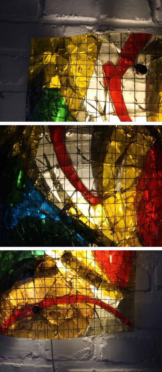 Image 1 of Van Tetterode Amsterdam Glazen Wandlamp