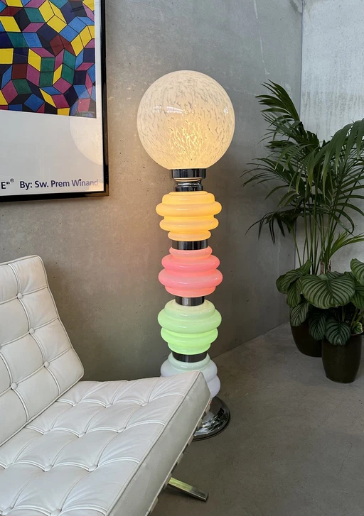  XXL Murano space age vloerlamp