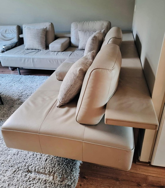 Image 1 of Exclusieve Rolf Benz Dono Hoekbank | Doville Beige