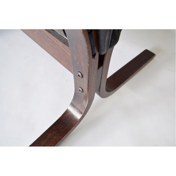 Image 1 of Vintage Siesta stoel met voetenbankje van Ingmar Relling voor Westnofa, Noorwegen 1960