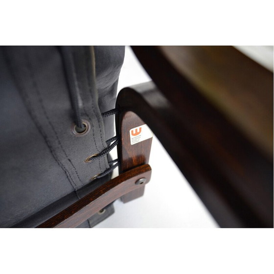 Image 1 of Vintage Siesta stoel met voetenbankje van Ingmar Relling voor Westnofa, Noorwegen 1960