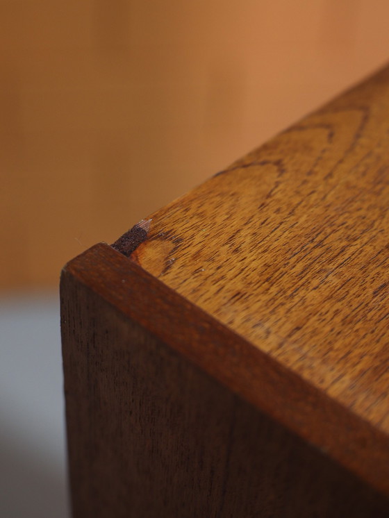 Image 1 of Boekenkast Secretaire Lades Vintage Deens Teak