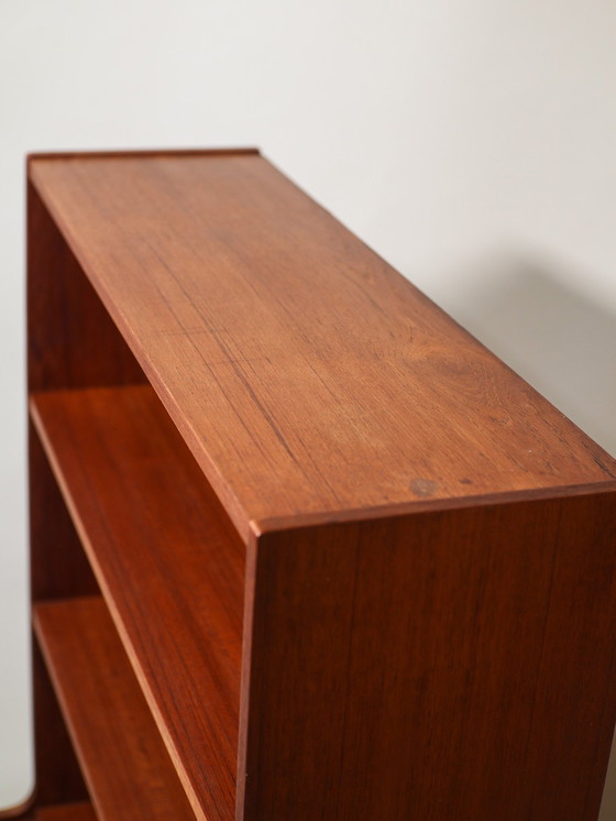 Image 1 of Boekenkast Secretaire Lades Vintage Deens Teak