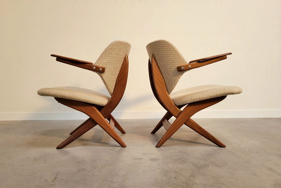 Image 1 of Set Vintage Pelican Chairs, Louis Van Teeffelen