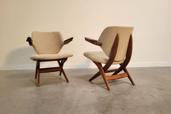 Image 1 of Set Vintage Pelican Chairs, Louis Van Teeffelen