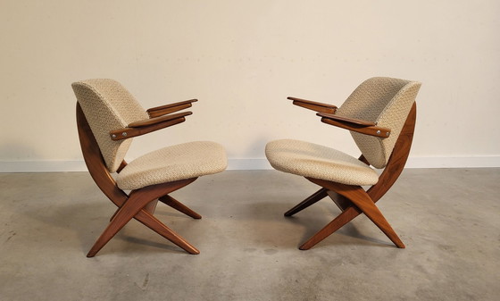 Image 1 of Set Vintage Pelican Chairs, Louis Van Teeffelen