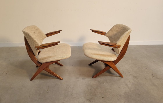 Image 1 of Set Vintage Pelican Chairs, Louis Van Teeffelen