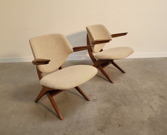 Image 1 of Set Vintage Pelican Chairs, Louis Van Teeffelen