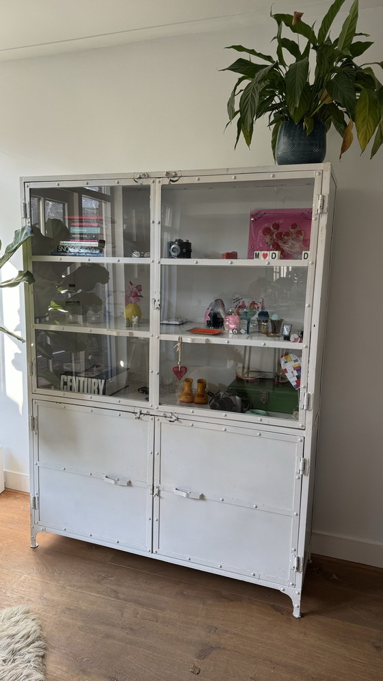 Image 1 of Vitrine Kast - Apothekerskast