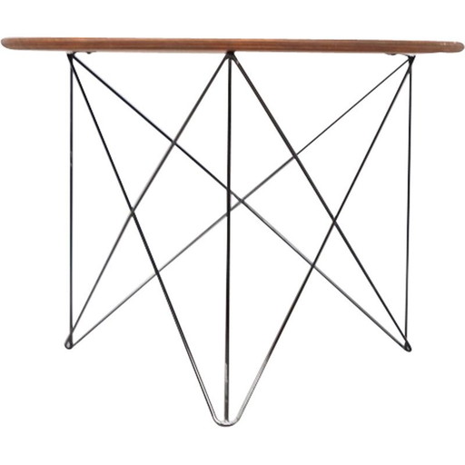 Vintage houten en metalen salontafel voor Achitect Furniture, Duitsland 1989