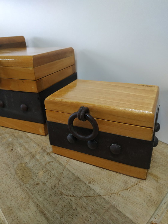 Image 1 of Set Mexicaanse Haus Opbergkistjes 