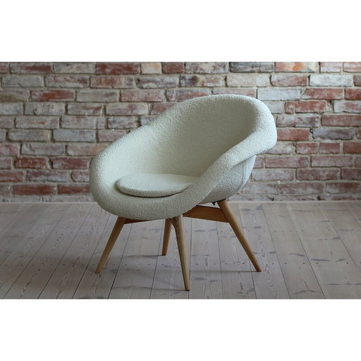 Paar vintage fauteuils van Miroslav Navrátil, Tsjechië 1950