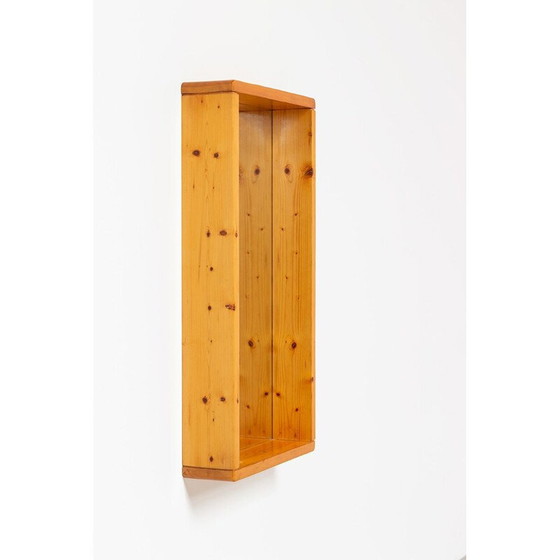 Image 1 of Vintage rechthoekige spiegel met houten lijst van Maison Regain, Frankrijk 1970