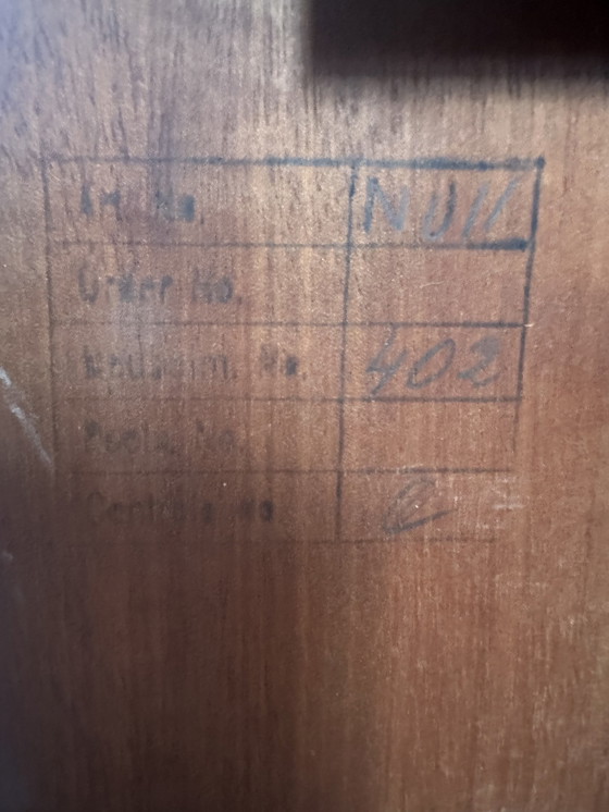 Image 1 of 2X Vintage Pastoe Nachtkastje + Toiletjastje - Cees Braakman